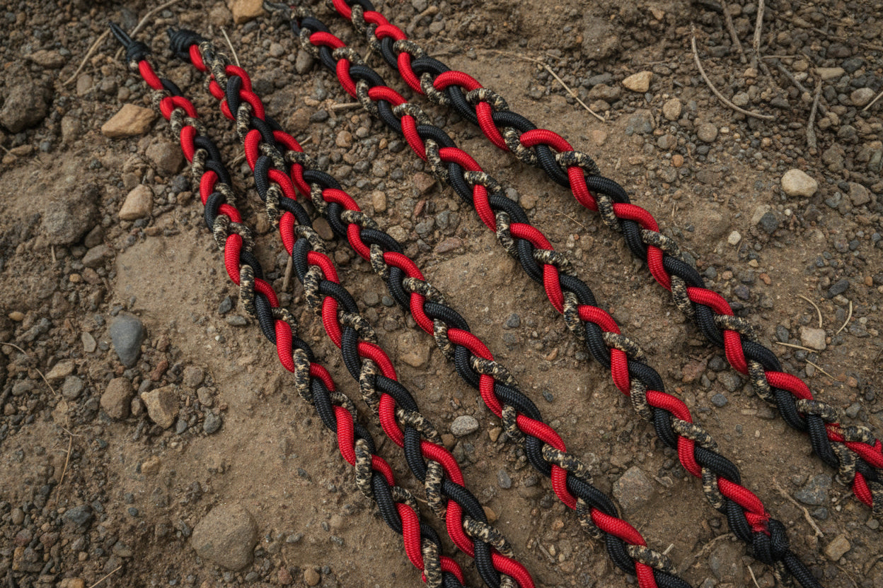 Grizzly Bungee Straps | Braided Elastic Paracord Bungee Straps